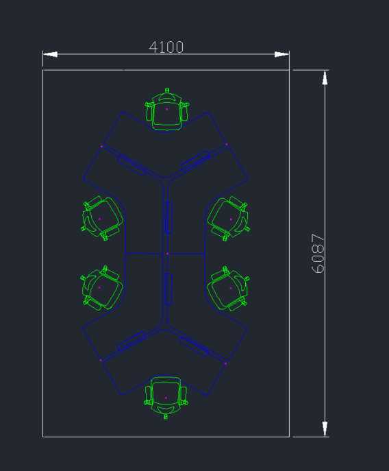 퍼시스 인에이블 120도책상세트[3인석 파티션포함]