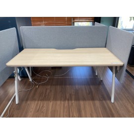 퍼시스 인에이블 1600 일반형책상[파티션별매]