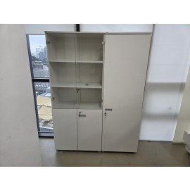 퍼시스 5단 유리장 옷장세트